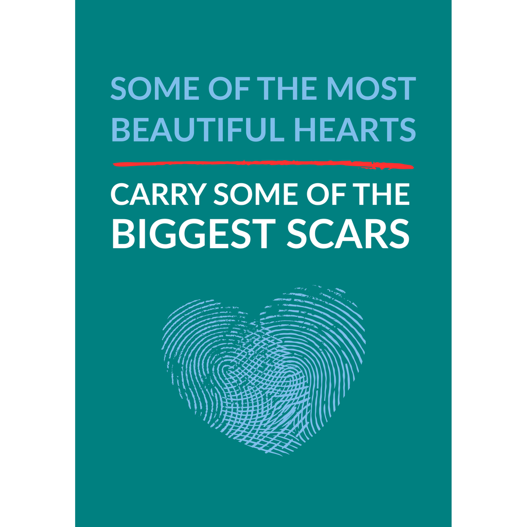 The Most Beautiful Hearts – Empathy Card for Survivors