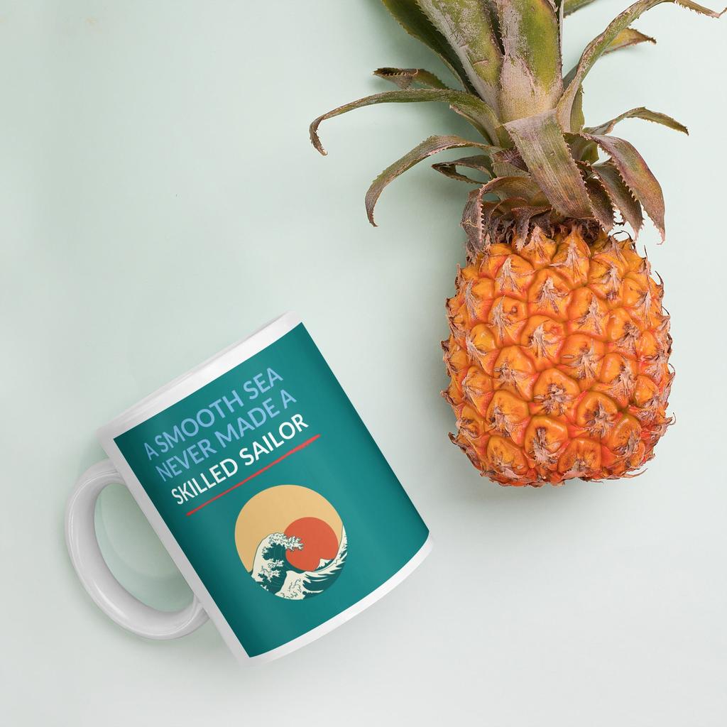 "A Smooth Sea" Mug – For the Rough Days (and Mornings)