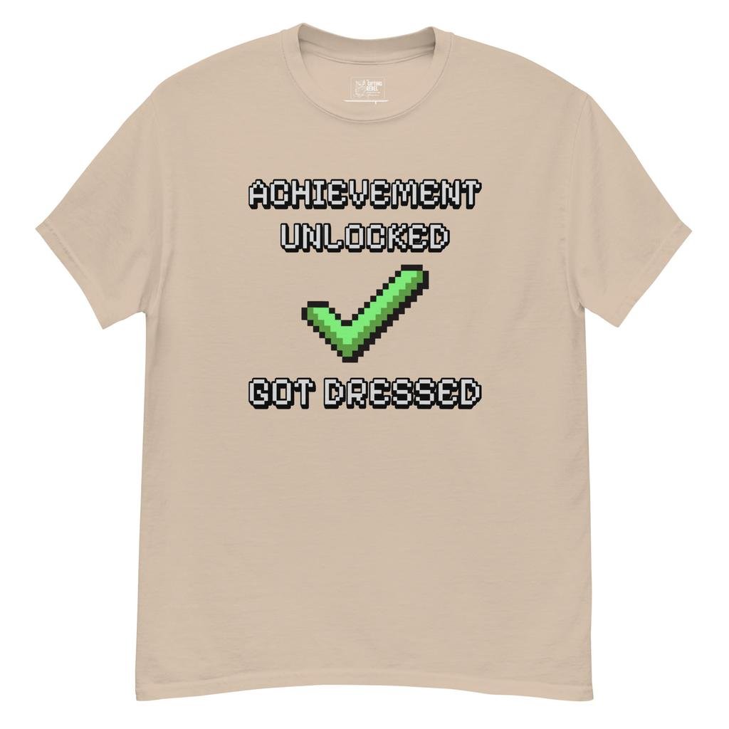 Achievement Unlocked: Got Dressed - Retro Pixel T-Shirt