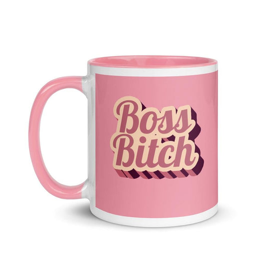 Boss Bitch Mug | Retro Pink Power