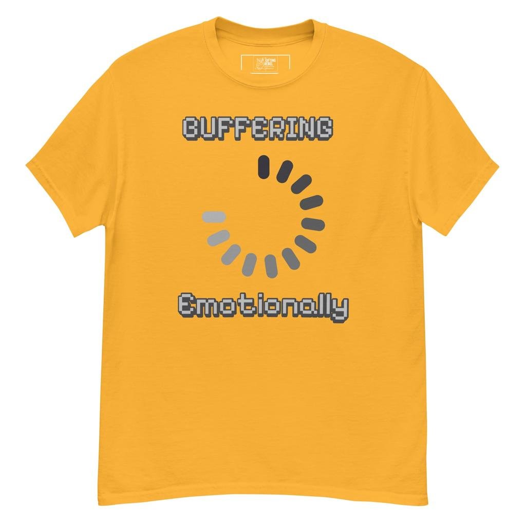 Buffering… Emotionally - Retro Pixel T-Shirt