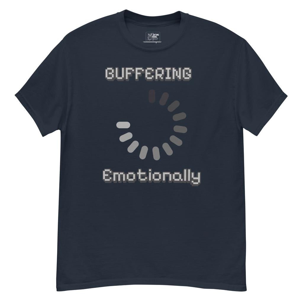 Buffering… Emotionally - Retro Pixel T-Shirt