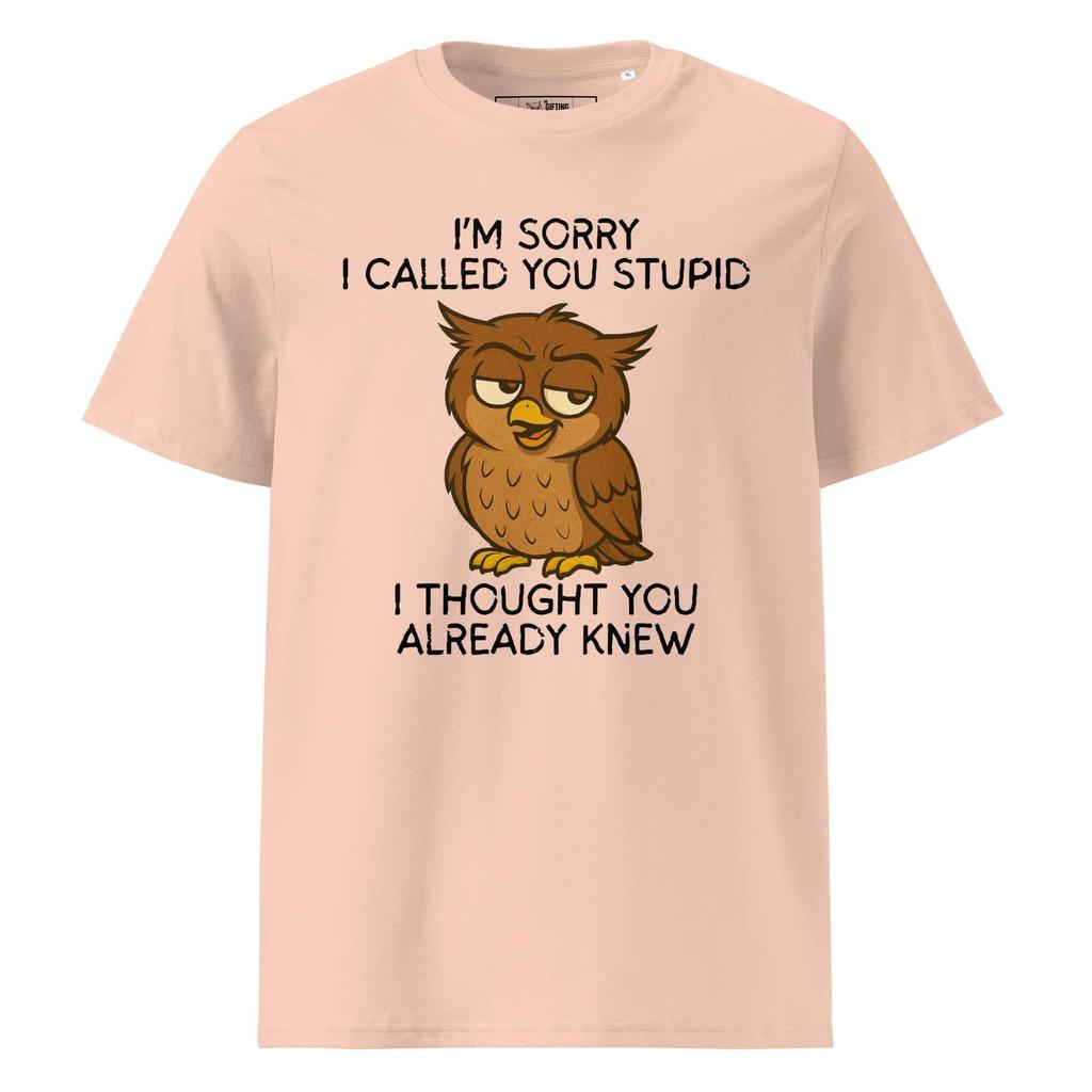 Cheeky Owl Organic T-Shirt – For Banter Merchants