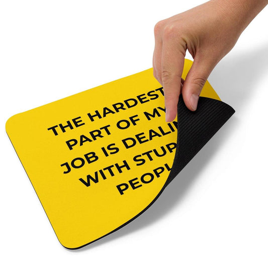 Dealing With Stupid People... Bright Mouse Mat