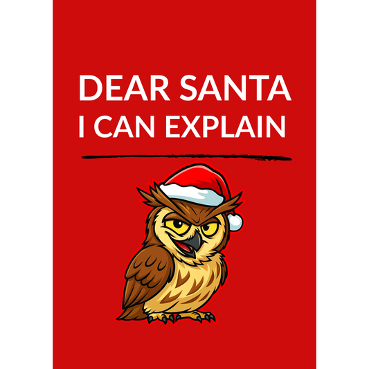 Dear Santa...I Can Explain – (Christmas Card)