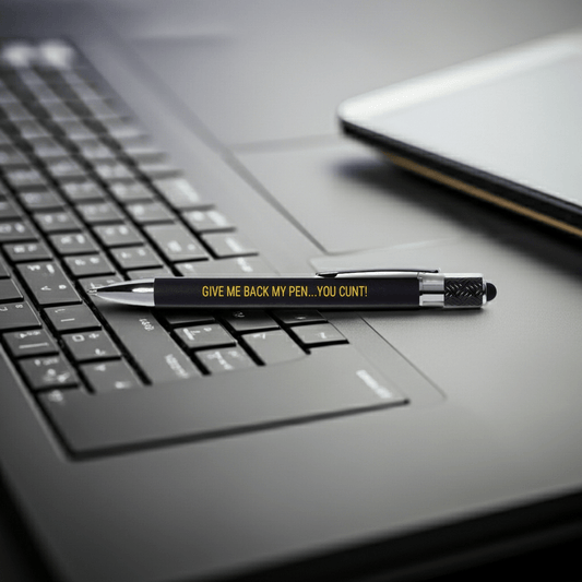 “Give Me Back My Pen…You Cunt!” Fidget Stylus Pen