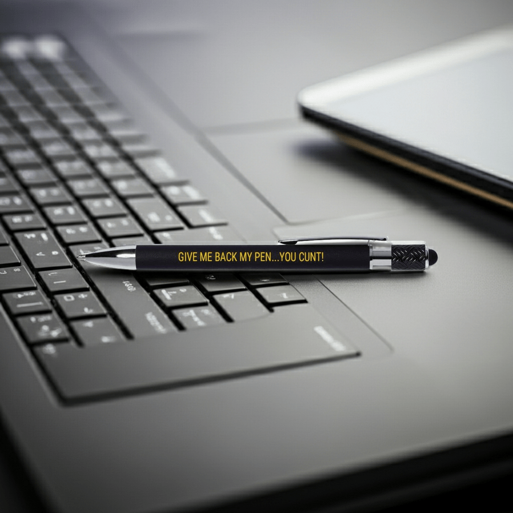 “Give Me Back My Pen…You Cunt!” Fidget Stylus Pen