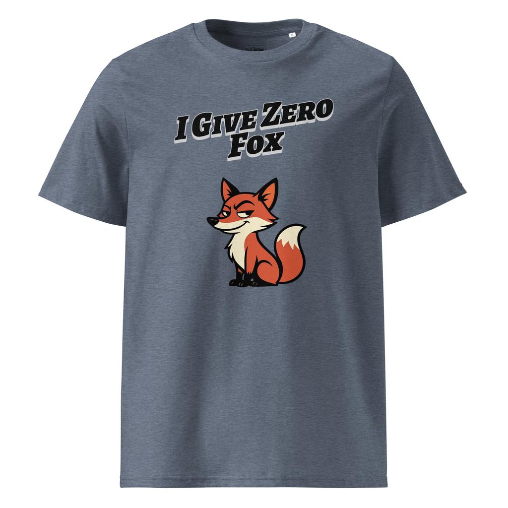 I Give Zero Fox – Organic Punny T-Shirt