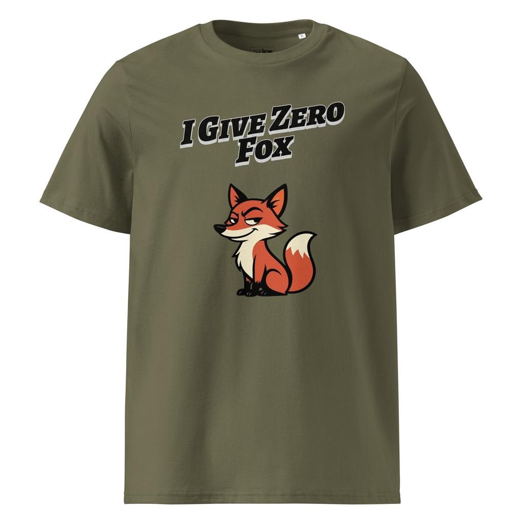 I Give Zero Fox – Organic Punny T-Shirt