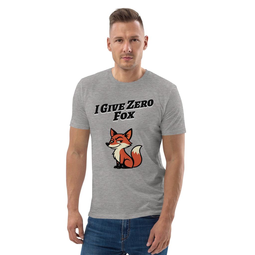 I Give Zero Fox – Organic Punny T-Shirt