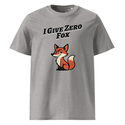 I Give Zero Fox – Organic Punny T-Shirt