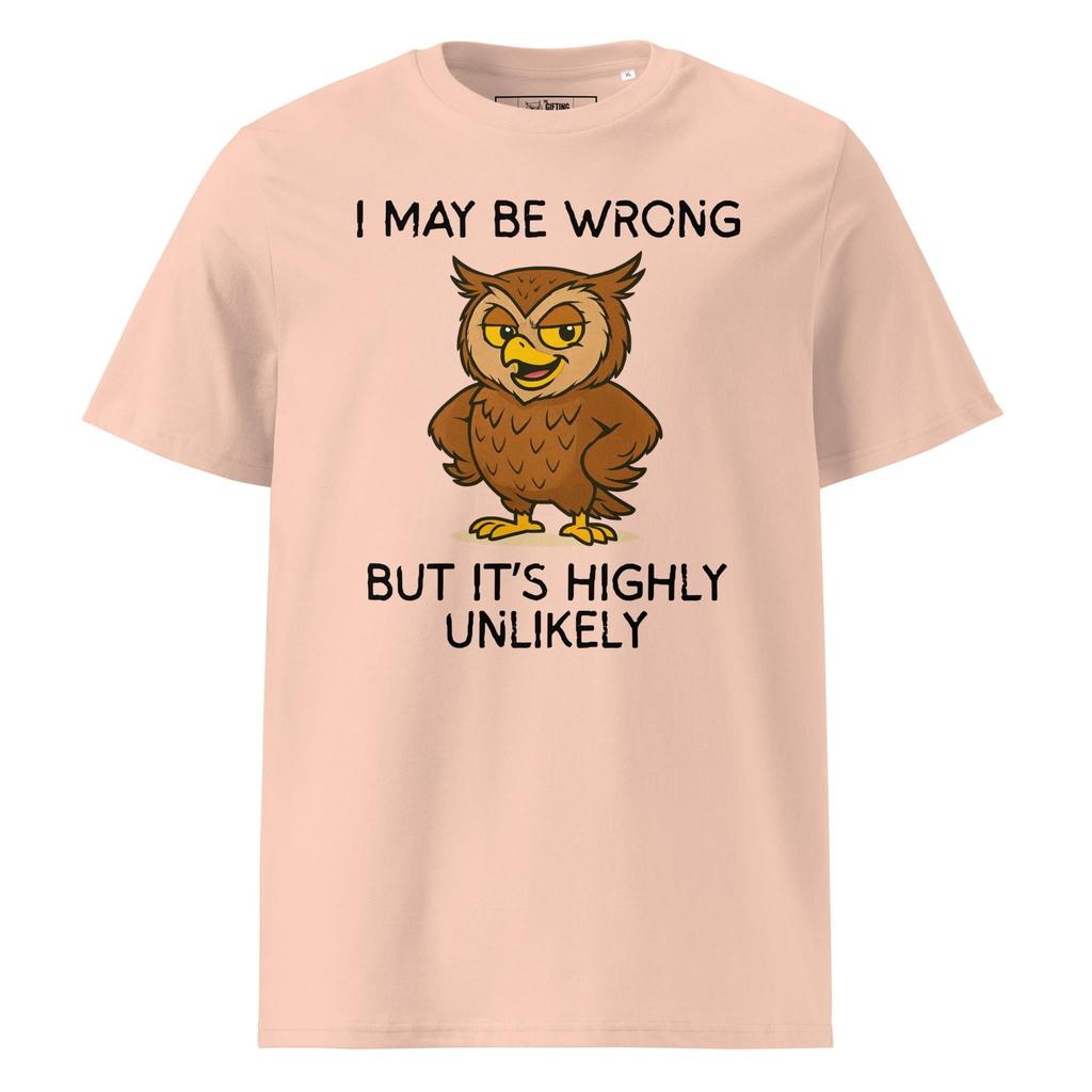 Main Character Energy Owl Organic T-Shirt