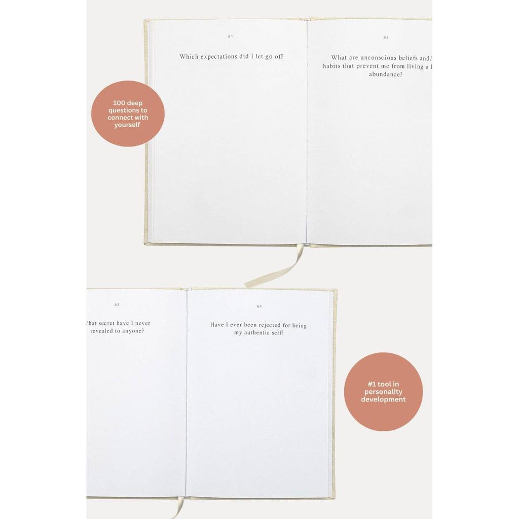 My Authentic Self – 100-Question Self-Discovery Journal