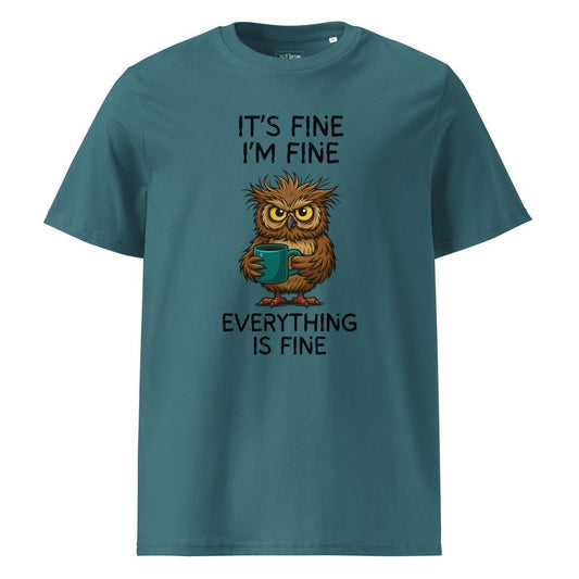 Over Caffeinated Owl - T-Shirt For Caffeine Gremlins