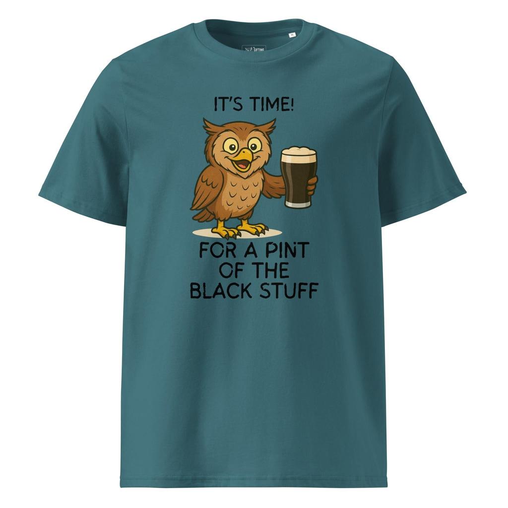Pint-Sized Gobshite Owl Organic T-Shirt