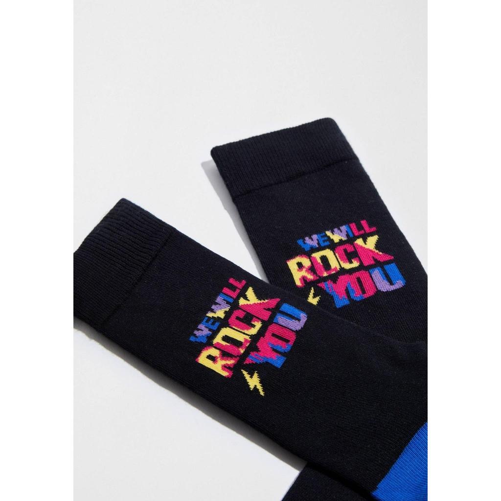 Queen We Will Rock You - 100% Organic Cotton Socks