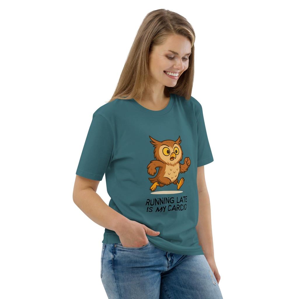 Running Late...Cardio Owl - T-Shirt