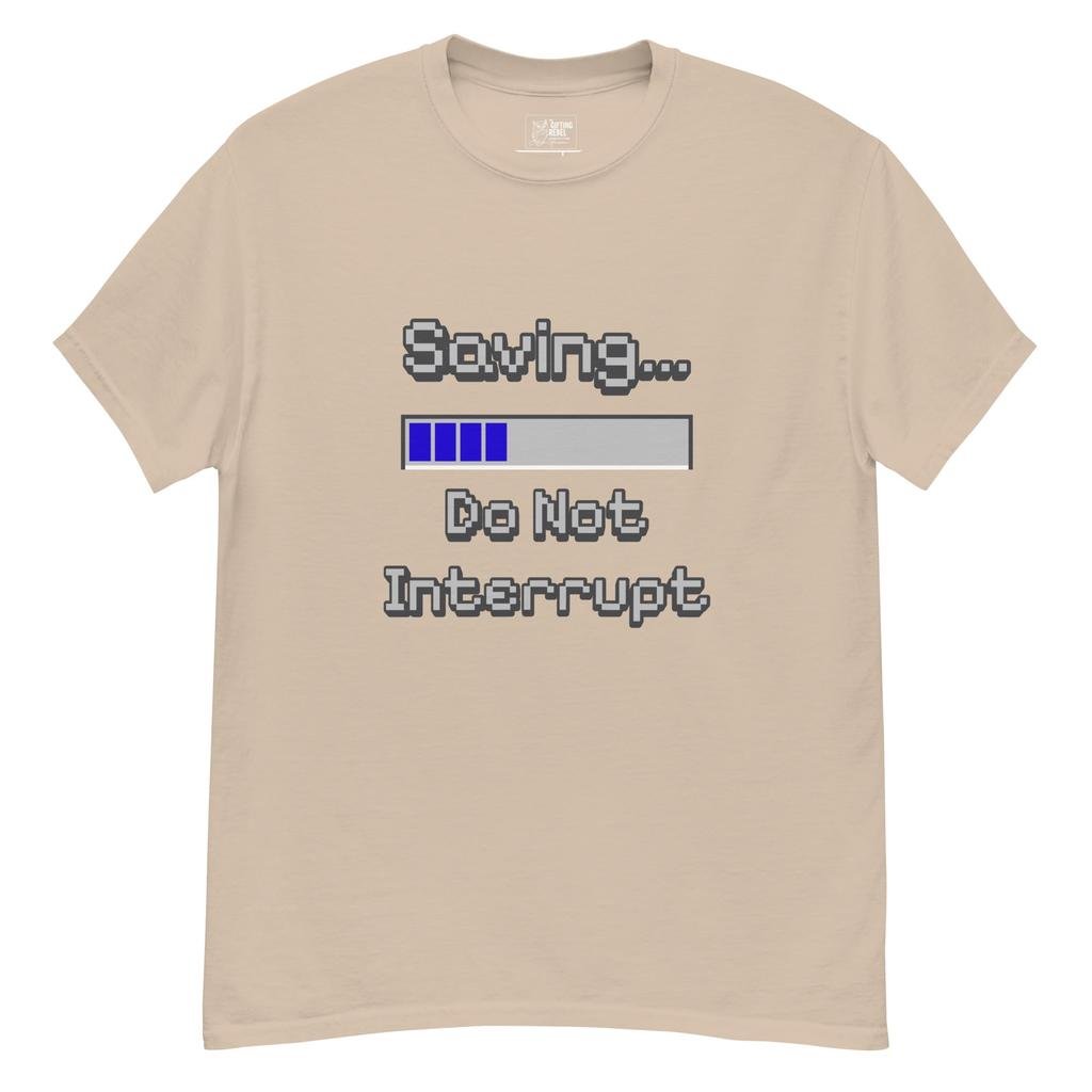 Saving… Do Not Interrupt - Retro Pixel T-Shirt