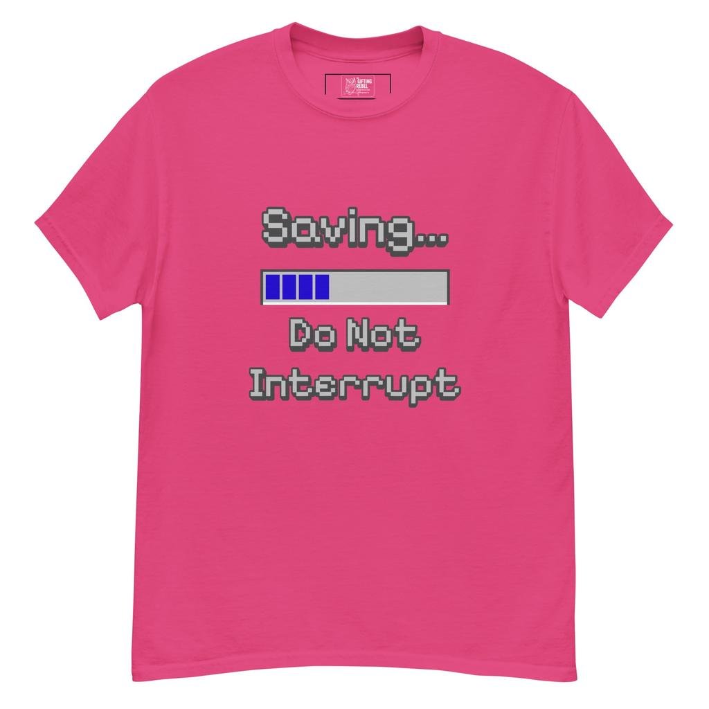 Saving… Do Not Interrupt - Retro Pixel T-Shirt