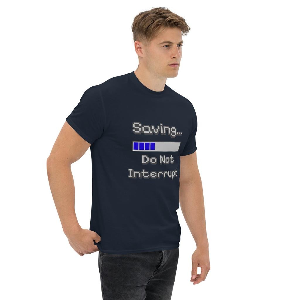 Saving… Do Not Interrupt - Retro Pixel T-Shirt