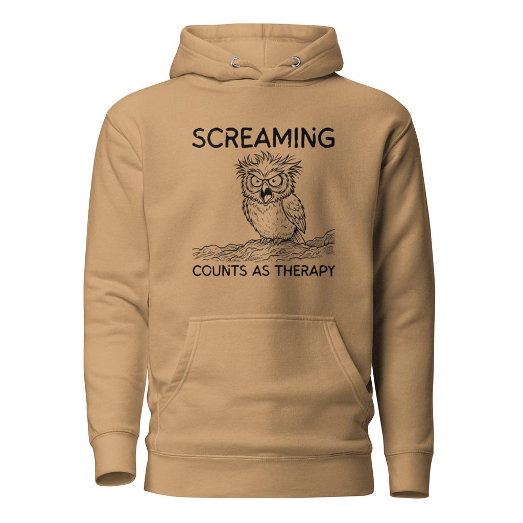 Screaming Counts as Therapy - Hoodie