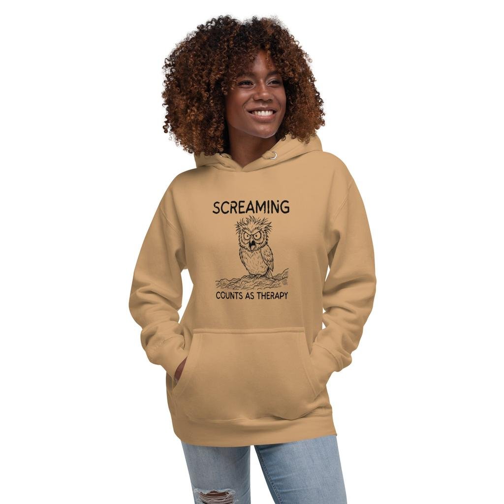 Screaming Counts as Therapy - Hoodie