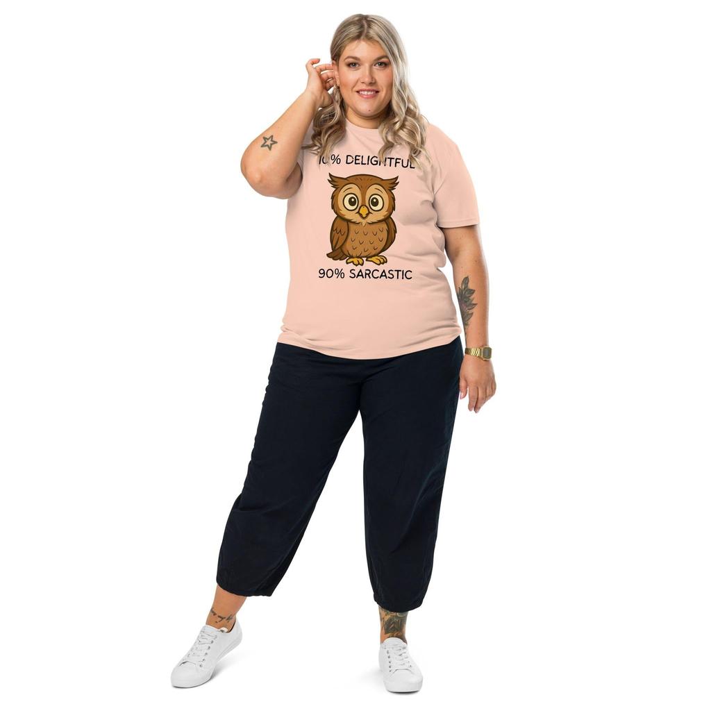 Suspiciously Innocent Owl Organic T-Shirt