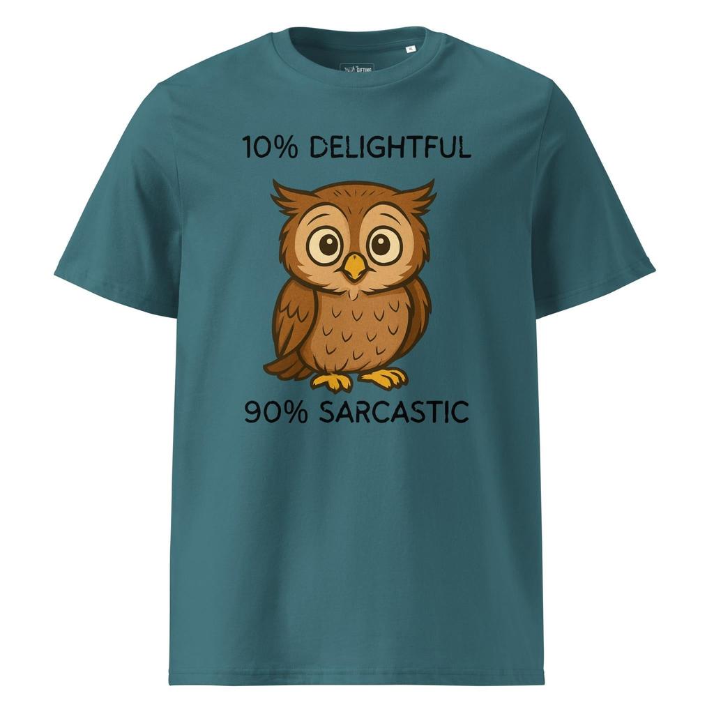 Suspiciously Innocent Owl Organic T-Shirt