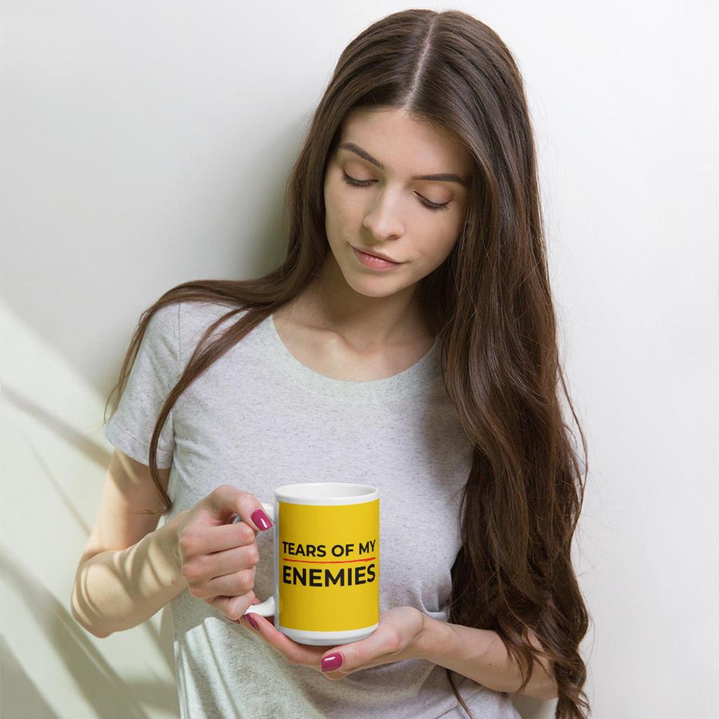 Tears of My Enemies Mug – For Coffee, Chaos & Petty Wins