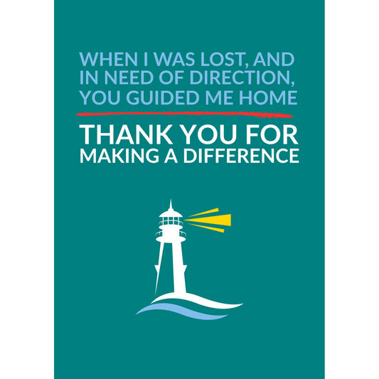 Thank You for Guiding Me Home – Support Card