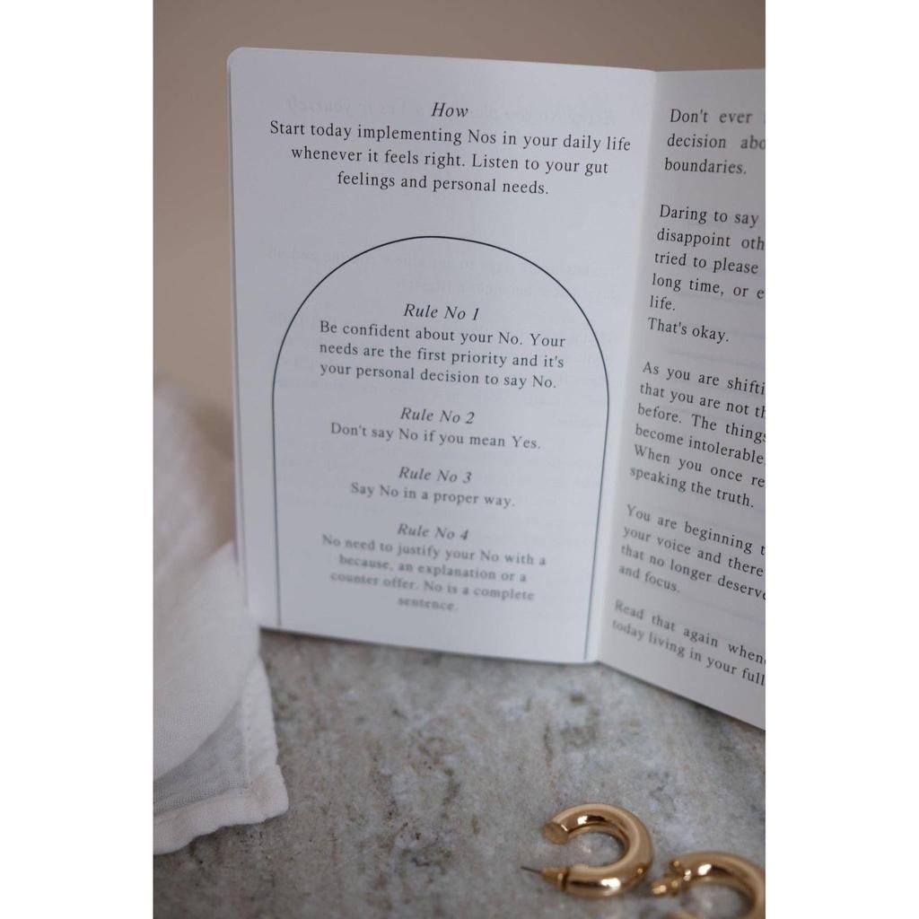 The No Book: Setting Boundaries