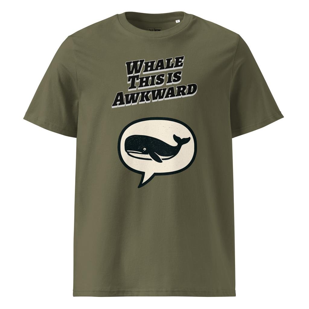 Whale This Is Awkward – Organic Punny T-Shirt