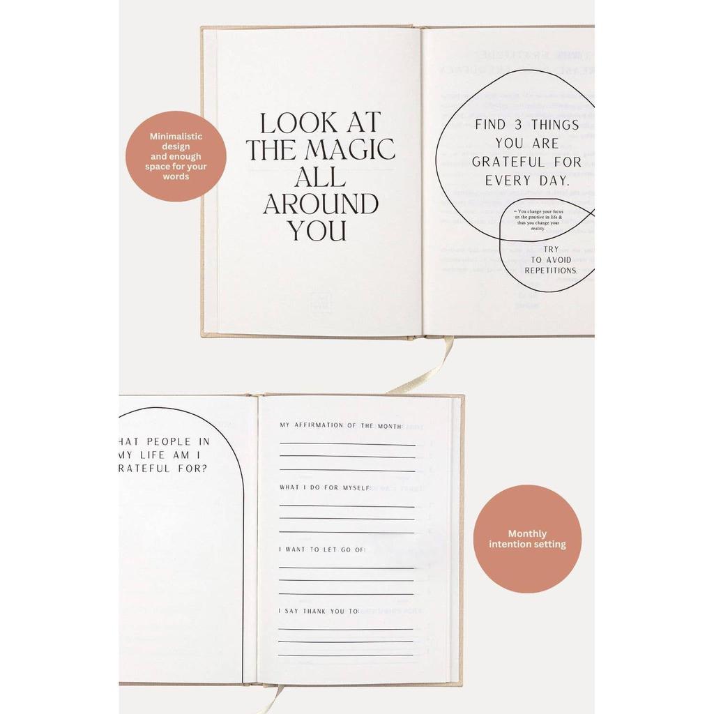 What I Am Grateful For – A5 Gratitude Journal
